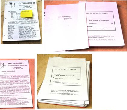 various-Electronotes -classic analogue info